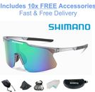 SHIMANO Large Frame Pro Spec Cycling Bike Outdoor Sports Glasses 10x FREE extras