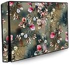 CRESSET 50 Inch Smart LED TV Cover PVC Waterproof and Dustproof Printed With Transparent Polythene Layer Compatible for Sony, Mi, Kodak and Samsang Smart LED TV - LED_50-Gry-PnFL_P01