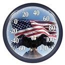 13.25" Dial Thermometer, Bald Eagle