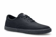 Shoes for Crews Carter Women's Black Canvas Slip Resistant Work Sneaker Size 6.5