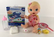 Baby Alive Super Snacks Snackin' Lily 12" Doll New Food Blonde Hasbro 2015