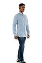Lacoste Ch0198 Woven Shirts, Blanco/Overview, 45 para Hombre