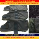 Oilskin Dog Coat Rug Jacket Waterproof Winter Sherpa Fur Lined AUSTRALIAN MADE