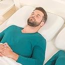 Grin Health Orthopedic Memory Foam Pillow Spondylitis Contour Pillow Support for Neck, Shoulder, Sleeping, Super King Size