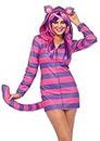 Leg Avenue Women's Cheshire Cat Cozy, Pink/Purple, Medium