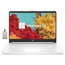 HP Stream 14-inch Laptop, Intel Celeron N4000, 4 GB RAM, 64 GB eMMC, Windows 10 Home in S Mode with Office 365 Personal for 1 Year (14-cb187nr, Diamond White)
