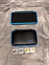 Nintendo 2DS XL Handheld Console with Mario Kart 7, Black/Turquoise, + 4 Games