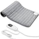 Heating pad, Electric Heat Pad with Automatic Switch-Off and 6 Temperature Levels Heating pad for Back Neck Shoulder Belly Heating Technology - Machine Washable