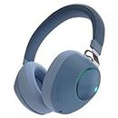 ZEBRONICS Duke 60hrs Playback Bluetooth Wireless Over Ear Headphone with Mic (Blue)