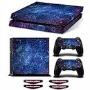 Decal Skin for Ps4, Whole Body Vinyl Sticker Cover for Playstation 4 Console and Controller (Include 4pcs Light Bar Stickers) (PS4, Blue Sky)