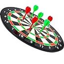 ToyGenie Magnetic Dart Board Game Toy for Kids Adults Target with 4 Colourful Non Pointed Magnetic Darts - Excellent Indoor/Outdoor Fun and Party Game - Magnetic Dart Board Toy Gift