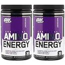 Optimum Nutrition Essential Amino Energy, Pack of Two 30 Servings (Concord Grape 2 x 30 servings)