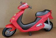 Barbie Red Moped Scooter with Sounds and Lights Tested Working
