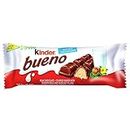 Kinder Bueno Milk & Hazelnut Chocolate Bar 43 Grams (Pack Of 2)