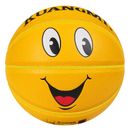 Kuangmi Yellow smiley face basketball Kids ball Size 5 27.5
