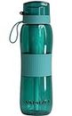 XMJMGZKJ Green Color Tritan Water Bottle With Filter, 26 Ounce, BPA Free, Outdoor Camping &Sports, Indoor Yoga &School