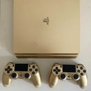 Sony PlayStation 4 PS4 Slim GOLD 500GB Limited Edition + 2 Controller ORO