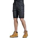 Proluxe Endurance Mens Cargo Combat Work Shorts with Reinforced Seams (Black, 32)