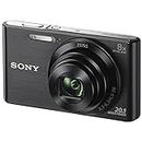Sony DSC-W830 Fotocamera Digitale Compatta con Sensore Super HAD CCD da 20.1 MP, Zoom Ottico 8x, Video HD, SteadyShot Ottico, Nero