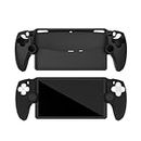 JOYSOG Silicone Cover Skin for Playstation Portal Remote Player Handheld Game Console Anti-Slip Protective Cover Case (Black)