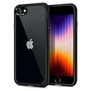 Spigen Ultra Hybrid Back Cover Case for iPhone SE 2022 | iPhone SE 2020 | iPhone 7 | iPhone 8 (TPU + Poly Carbonate | Black)