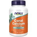 NOW Foods Coral Calcio 1.000 mg 100 cápsulas vegetales, huesos fuertes, salud muscular