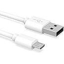 Short Micro USB Cable Compatible with Fire 6 7 HD 8 10 Older Tablet,Samsung Galaxy Tab A,E,S2,3,4,S 7.0" 8.0" 9.6" 9.7" 10.1",SM-T280/350 USB Charger Charging Cord for Kindle Paperwhite,Oasis,E-Reader