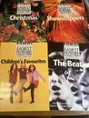 4 libri di canzoni collezione tastiere più facili - The Beatles, Showstoppers, Natale