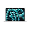 Apple 2024 MacBook Air de 13 Pulgadas con Chip M3 Pantalla Liquid Retina de 13,6 Pulgadas, 8 GB de Memoria unificada, SSD de 256 GB, cámara FaceTime HD a 1080p, Touch ID, Plata