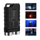 Mini Keychain LED Flashlight Torch Rechargeable Safe Self-Protection Electric