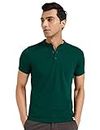 Amazon Brand - Symbol Men's Solid Regular Fit Polo Shirt (AW19MCPO_Eden Green 3XL)