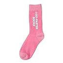 D Design Invent Print! Cycling Gift Socks Women's Funny Quote Bike Present Go Faster Size 4-7 (Pink)