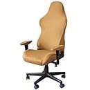 NILUOH Gaming Chair Covers (No Chair) Stretch Chair Slipcovers for Armchair, Swivel Chair, Gaming Chair, Computer boss Chair Gaming Racing Seat Chair Protector (Camel)