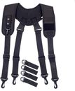 Tactical Duty Belt Harness Suspenders Padded Tool Belt Suspender Heavy Duty Work