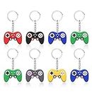 flintronic Video Game Keychains, 8PCS Game Controller Key Ring Party Favors, Game Handle Pendant Keychain Backpack Charms, for Video Game Party Supplies Birthday Baby Shower