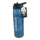 Adidas  Blue Water Bottle Stainless Steel 20 Oz Hot/Cold Flip Top W/Straw NWT
