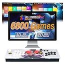 ARCADORA 8000 Games in 1, Pandora SAGA Arcade Game Console, 8-Buttons, WiFi Function to Add More Games, Support 3D Games, Search Games Favorite List, 4 Players Online Game,1280X720 Full HD Video Game
