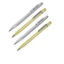 4Pcs Metal Plate Glass Marker Lettering Pen,Tungsten Carbide Tip Scriber,Etching Engraving Metal Scribe Tool,Hand Lettering Pens for Stainless Steel,Ceramics and Glass.