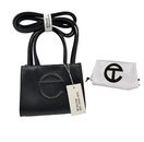 Telfar Shopping Bag Small NWT Black Vegan Leather Crossbody Bag US Stock