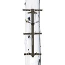 Hawk 3 - Step Steel Straight Ladder Steel in Brown/Gray/White | 11.75 W x 32 D in | Wayfair 2 x HWK-HC2082