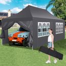 10x20 EZ Pop UP Wedding Party Tent Waterproof Gazebo Canopy Heavy Duty Outdoor~