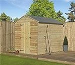EMS Retail Empire 9000 Premier Apex Shed 6X8 SHIPLAP T&G PRESSURE TREATED EXTRA HEIGHT