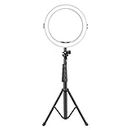 DIGITEK® (DRL-12C) 12 Inch LED Ring Light with Stand 5ft & Smartphone Holder - USB Powered, Color Switch Mode, Adjustable Brightness & Temperature Controls - Photo, Video Shoots & Live Streaming