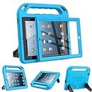 Surom Kids Case for iPad 2 3 4 （Old Model）- Built-in Screen Protector, Shockproof Handle Stand Kids Friendly Protective Case for iPad 2nd 3rd 4th Generation, Blue