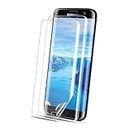 TANTEK [2-Pack Screen Protector for Samsung Galaxy S7 Edge,[Not Glass][Full 3D Coverage] TPU Film Curved Edge to Edge,Ultra Clear,Anti Scratch,Bubble Free,Case Friendly
