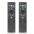 ZYK Replacement Remote for VIZIO All LED LCD HD 4K UHD HDR Smartcast 3D Smart TVs 2 Pack XRT140 Universal Remote Control XRT136 Replace for Vizio-Smart-TV-Remote for Vizio TV(D/E/M/P/PX/V/OLED-Series)