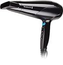Remington Aero 2000 Hair Dryer D3190AU, Personalises Heat to Your Hair, 2000W, Fast Drying and Styling, Black