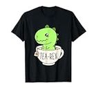 Tea-Rex - Simpatico dinosauro T-Rex Kawaii divertente gioco di parole Maglietta