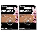 Duracell Electronics - Lote de 2 pilas de botón (litio, CR1220)