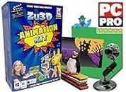 Zu3D Complete Stop Motion Animation Kit For Kids Includes HD Camera, Handbook, And Two Software Licenses Works On Windows Apple Mac OS X And iPad iOS